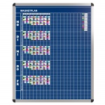 Klassen-Plantafel, 10 Stunden Mo-Fr, für 20 Klassen, 103x97 cm, 